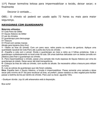 calção de pano