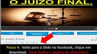 Passo a passo para baixar slides