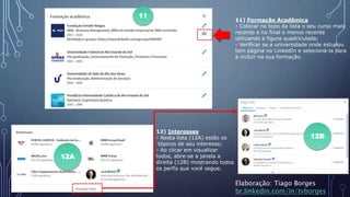 Passo a passo para criar um perfil Campeão no linkedin | PPTX