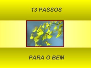 13 PASSOS PARA O BEM   