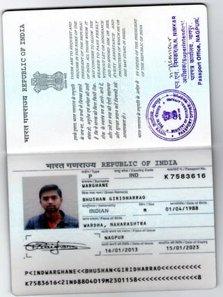 Passport bhushan