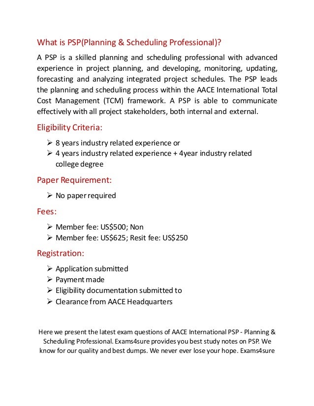 PSP Exam Fragen
