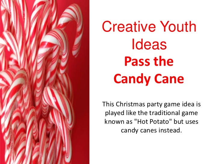 Amazing Youth Christmas Party Ideas Part - 6: Creative Youth Ideas Pass The Candy CaneThis Christmas Party Game Idea Is Played Like The Traditional ...