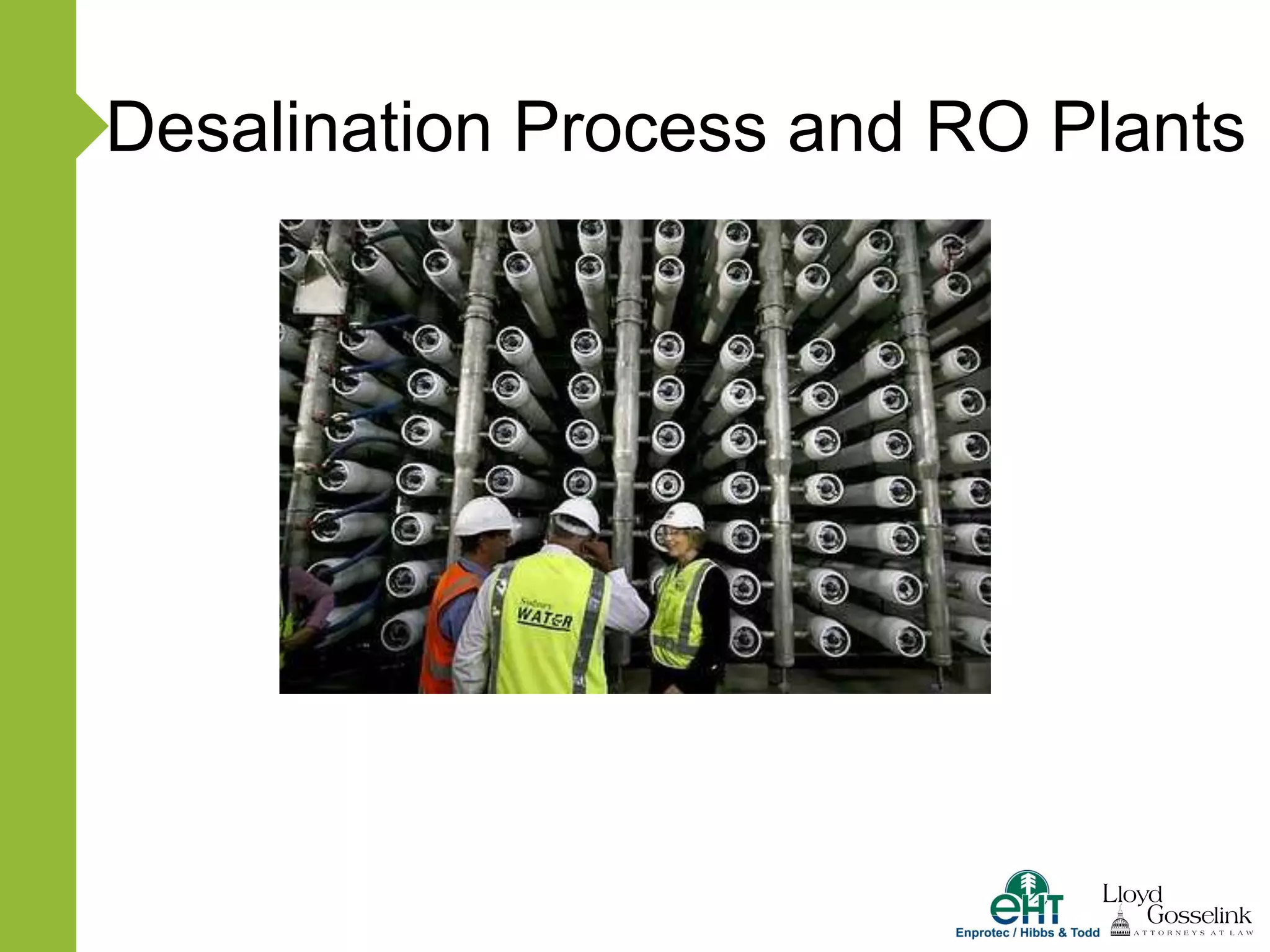 Desalination Process and RO Plants