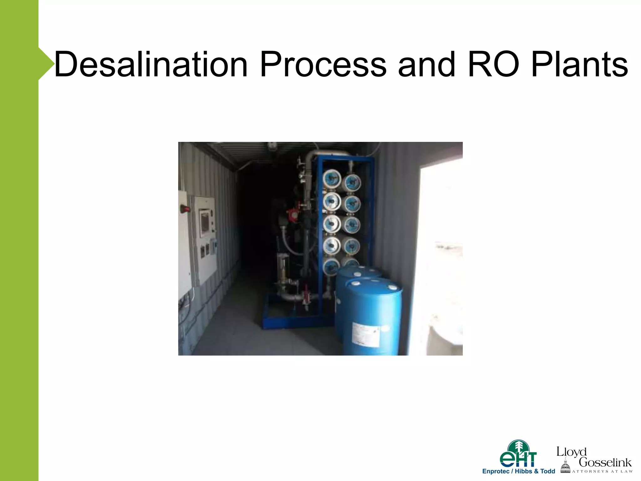 Desalination Process and RO Plants