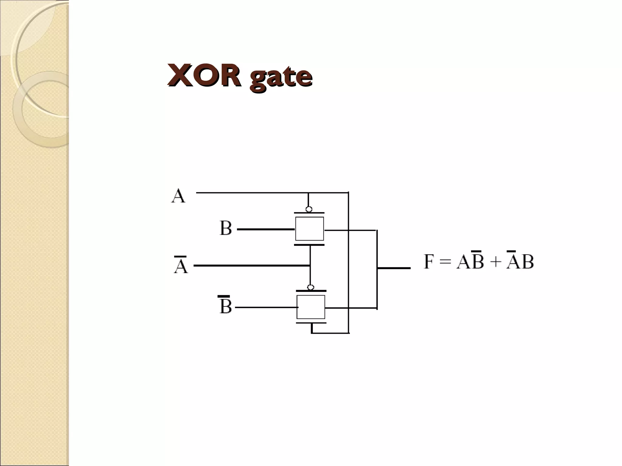 XOR gate

 