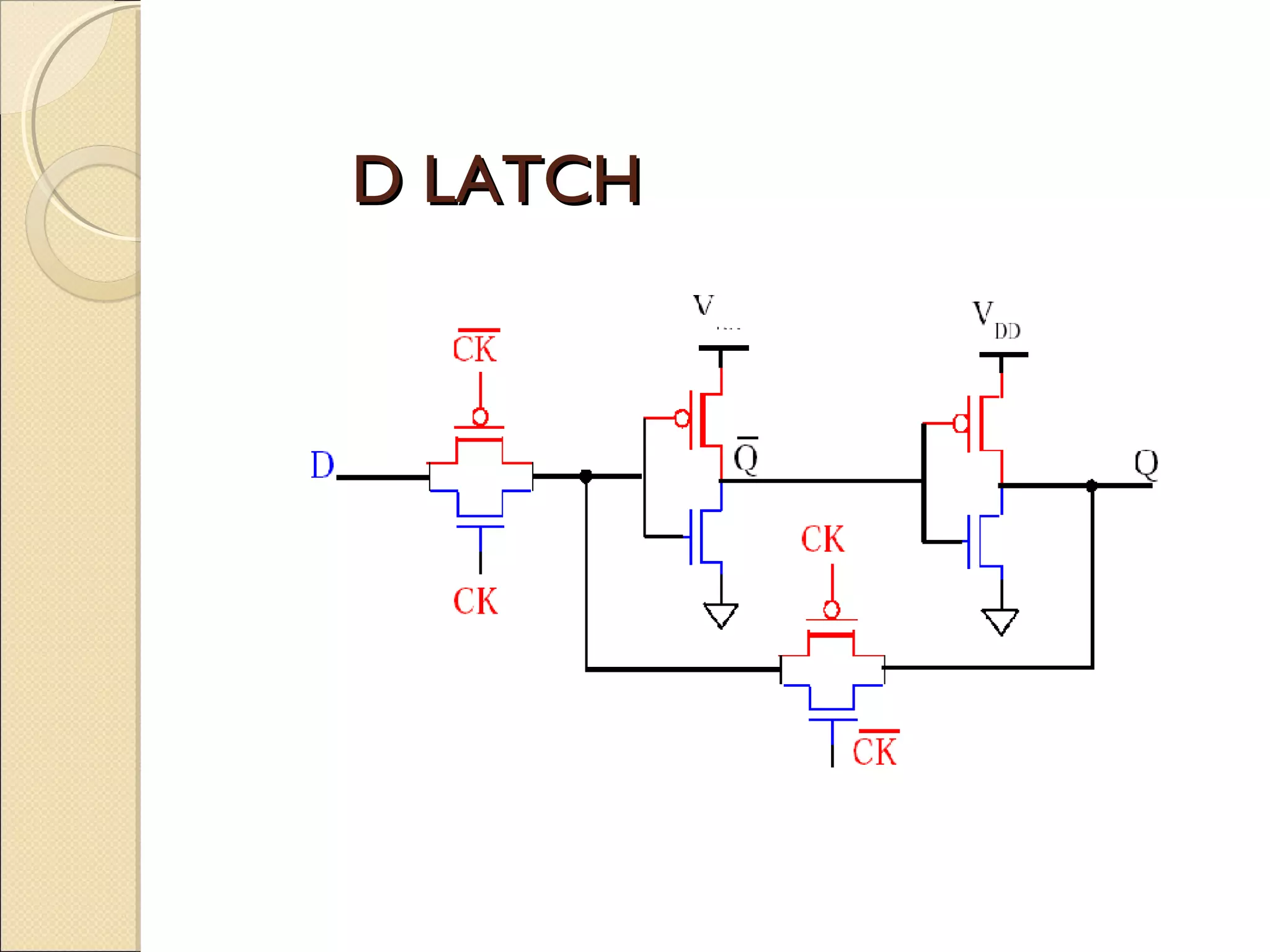 D LATCH

 