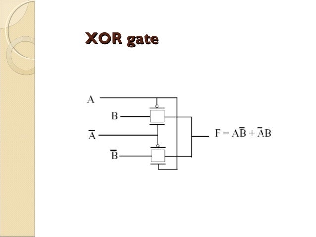 Circuit Diagram Of Xor
