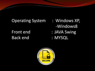 Three Level Security System Using Image Based Aunthentication | PPTX