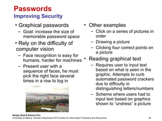 Comprehensive Overview of Password Authentication and Security ...