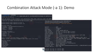 Combination Attack Mode (-a 1): Demo
 