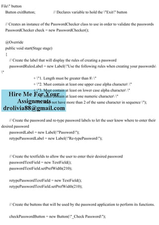 PasswordCheckerGUI.javaimport javafx.application.Application; im.pdf