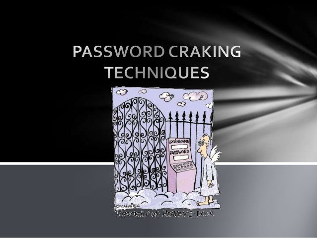 Password Craking Techniques