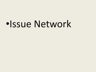 •Issue Network
 