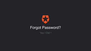 Forgot Password?
Yes I Did !
 