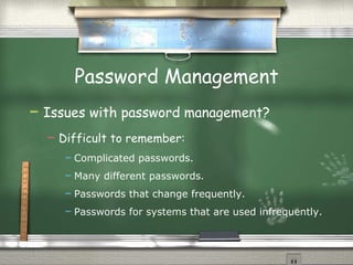 Password Management | PPT