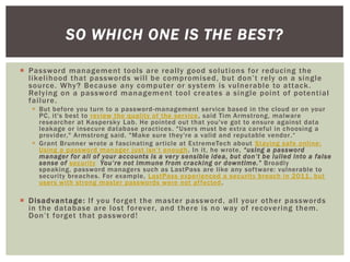 Password management | PPTX