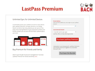 LastPass Premium
 