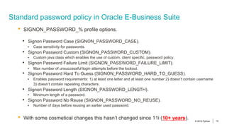 Password Policies in Oracle Access Manager. How to improve user ...