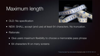 Toward Better Password Requirements