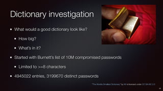 Toward Better Password Requirements