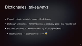 Toward Better Password Requirements