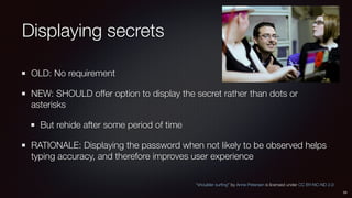 Toward Better Password Requirements