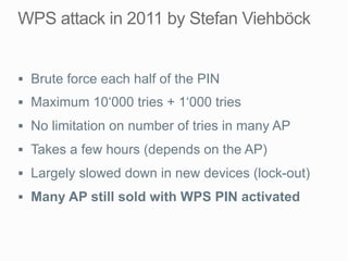 Offline bruteforce attack on WiFi Protected Setup