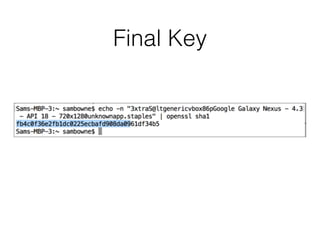 Final Key
 
