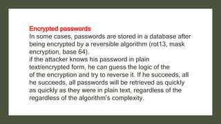 Password Storage Explained | PPT
