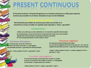 Equivaler Past present-future continuous. | PPTX