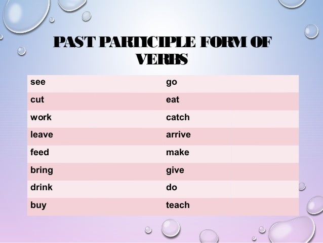 Past simplepresentperfect
