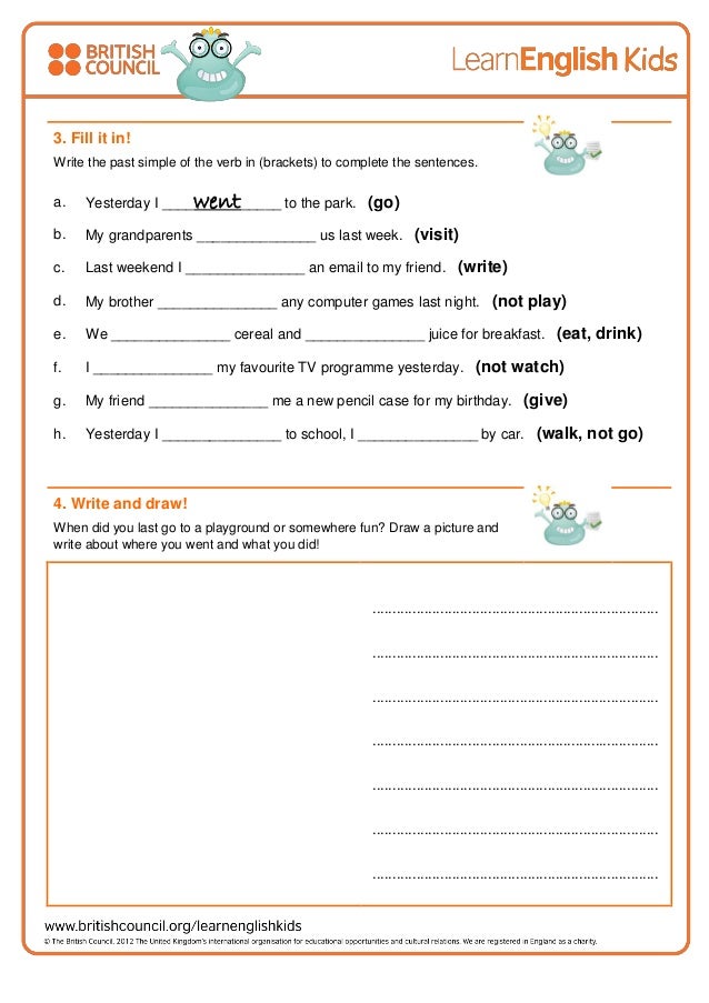 Past simpleworksheets 1