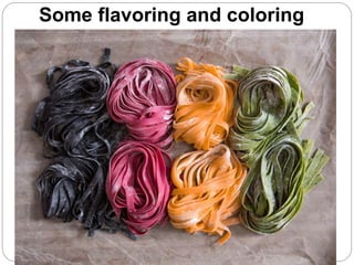 Some flavoring and coloring
 