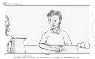 CLIENTE: TAM
FILME: “PRESENTE OLIMPICO”
13. PEDRO
A casa não mudou nada…
Eu queria ter vindo antes, mas na correria... a gente fica sem tempo pra nada…
 