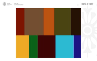 CLIENTE: TAM
FILME: “PRESENTE OLIMPICO” PALETA DE CORES
 