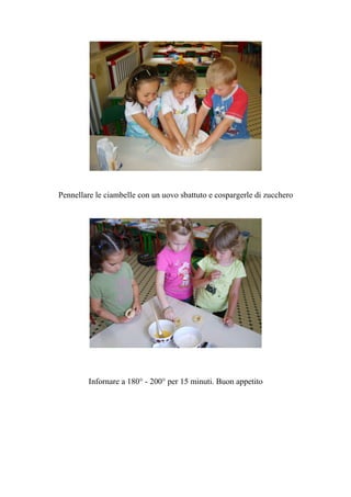 Pennellare le ciambelle con un uovo sbattuto e cospargerle di zucchero




         Infornare a 180° - 200° per 15 minuti. Buon appetito
 