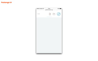 Pastanga UI
guillotina.plone.org
100%17:14G Mobile 100%17:14G Mobile
!"#
 