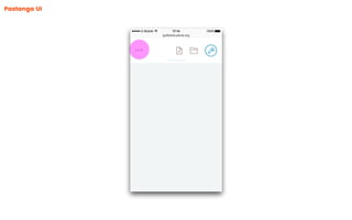 Pastanga UI
guillotina.plone.org
100%17:14G Mobile 100%17:14G Mobile
!"#
 