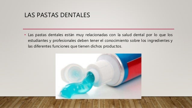 Pastas dentales