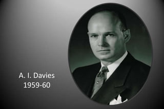 A. I. Davies
1959-60
 