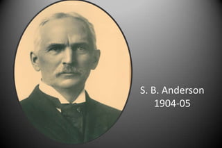S. B. Anderson
1904-05
 