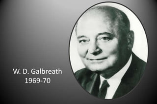 W. D. Galbreath
1969-70
 