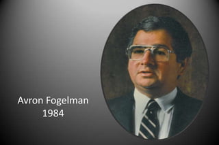 Avron Fogelman
1984
 