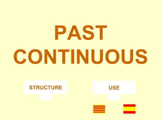 PAST CONTINUOUS STRUCTURE USE 
