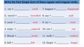 PAST CONTINUOUS and Past simple.ppsx