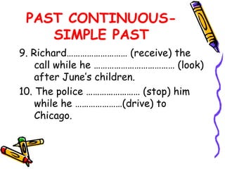 Pastcontinuoustense | PPT