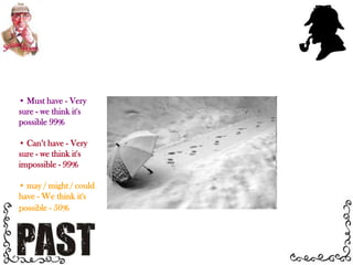  Can’t have - Very sure - we think it's impossible - 99%