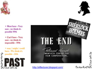  Can’t have - Very sure - we think it's impossible - 99%