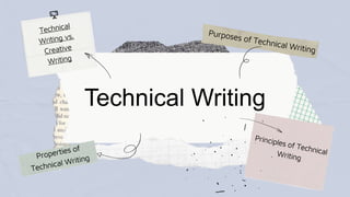 Technical Writing
 